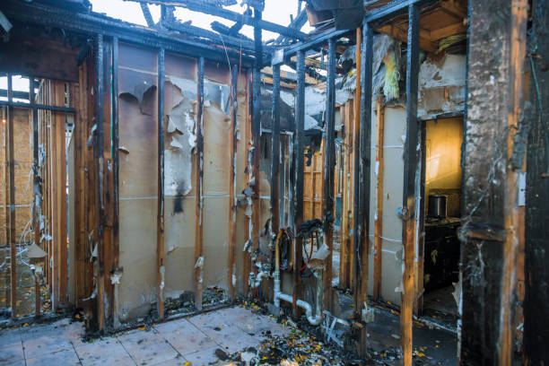 Professional Fire Damage Repair technician working in Mercer Island, WA